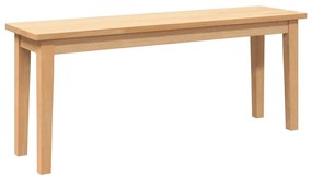 vidaXL Πάγκος  110 cm μασίφ ξύλο καουτσούκ