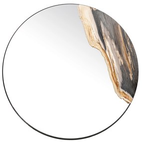 Mirror S Line με μεταλλικό πλαίσιο και Fossil Stone διακόσμηση S3240-0071