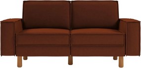 2-Seat Sofa Sparrow 2 - Tile Red, Walnut Tile Red
Walnut