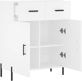 vidaXL Ντουλάπι Λευκό 69,5 x 34 x 90 εκ. από Επεξεργασμένο Ξύλο