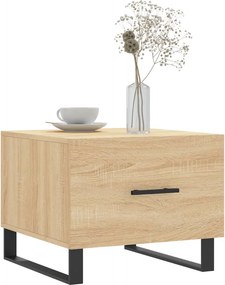 vidaXL Τραπεζάκια Σαλονιού 2 τεμ Sonoma Δρυς 50x50x40 εκ Επεξ. Ξύλο
