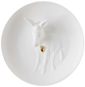 Διακοσμητικό Τοίχου Donkey RD0051282 Φ20x6/7,5cm White Raeder Πορσελάνη