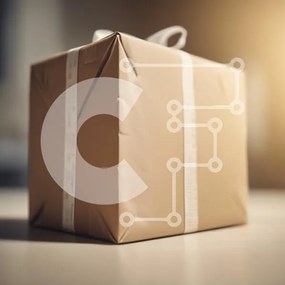 Intra Συλλεκτικό Ξύλινο Παζλ Plywood 4mm - Τυλιγμένο κουτί δώρου με λευκή κορδέλα Σε Ξύλινο Κουτί - Διαστάσεις: 10x10 cm – 25 κομμάτια