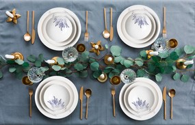 Dinner Set (24 Pieces) GBSATN24KY4E40711 White
Blue
