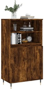 vidaXL Ντουλάπι Καπνιστή δρυς 60 x 36 x 110 εκ. από Επεξεργασμένο Ξύλο