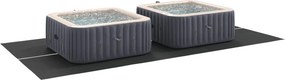 vidaXL Εδαφοκάλυψη Πισίνας 500 x 250 x 0,1 εκ Ορθογώνιος Μαύρο
