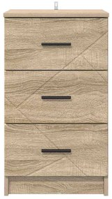 vidaXL Κομοδίνο Sonoma Δρυς 38 x 38 x 66 εκ Επεξεργασμένο ξύλο