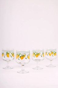 Glass Ice Cream Cup Set (4 Pieces) Bodrum Transparent