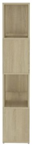 vidaXL Βιβλιοθήκη/Διαχωριστικό Χώρου Sonoma Δρυς 60x24x124,5εκ Μοριοσ.