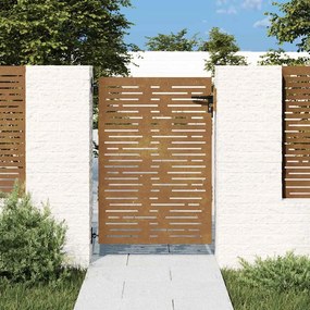 vidaXL Πύλη Κήπου 85 x 125 cm Ατσάλι με Επικάλυψη Πούδρας Κλειδώσιμο