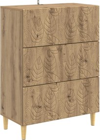 vidaXL Ντουλάπι με Συρτάρια 66 x 34,5 x 90 εκ Επεξεργασμένο Ξύλο