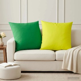vidaXL Κάλυμμα Μαξιλαριού 6 pcs HEERLEN Πράσινο 80 x 80 cm Πολυεστέρας