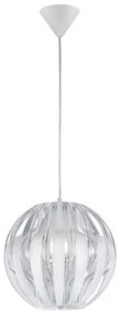 Κρεμαστό Φωτιστικό Οροφής Pumpkin λευκό ή ασημί Trio Lighting-R30473001-Λευκό R30473001