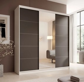 Ντουλάπα Barry 200 συρόμενη-Leuko-Mauro