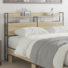 vidaXL Κεφαλάρι Αποθήκης Sonoma Oak 120 cm Επεξεργασμένο ξύλο