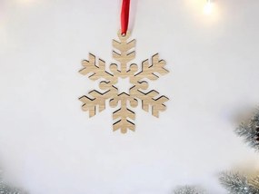 Intra απο ξύλο plywood 3mm-4mm πάχος – Ξύλινη κρεμαστή νιφάδα χιονιού 30x35 cm INTRAVECTRY-MY552089