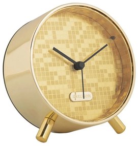 Ρολόι Επιτραπέζιο - Ξυπνητήρι Disco KA6004GD 11x5cm Gold Karlsson Metal