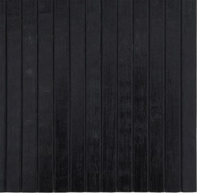 vidaXL Χαλί Ορθογώνιο Μαύρο 70 x 300 εκ. Μπαμπού