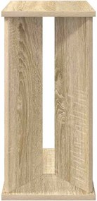 vidaXL End Table Δρύς Sonoma 35 x 25 x 50 εκ Επεξεργασμένο Ξύλο