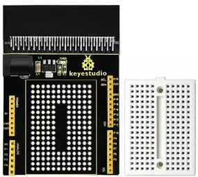 KEYESTUDIO Micro:bit prototyping shield V1 KS0292, με small breadboard