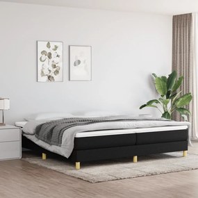 ΚΡΕΒΑΤΙ BOXSPRING ΜΕ ΣΤΡΩΜΑ ΜΑΥΡΟ 200X200 ΕΚ. ΥΦΑΣΜΑΤΙΝΟ 3144201