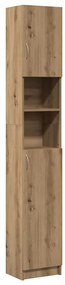 vidaXL Ντουλάπι Μπάνιου Αρτισιανή Δρυς 32x25,5x190 εκ. Επεξ. Ξύλο