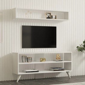 ΣΥΝΘΕΤΟ ΣΑΛΟΝΙΟΥ PRESTIGE PAKOWORLD ΣΕ ΛΕΥΚΗ ΑΠΟΧΡΩΣΗ 120X29,6X50ΕΚ