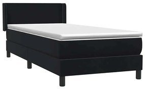 BOX SPRING ΚΡΕΒΑΤΙ ΜΕ ΣΤΡΩΜΑ ΜΑΥΡΟ 100X220 ΕΚ. ΒΕΛΟΥΔΙΝΟ 3317981