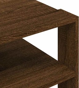 vidaXL Τραπεζάκι Σαλονιού Καφέ Δρυς 58x58x40 εκ. Επεξ. Ξύλο