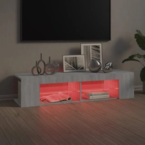 vidaXL Έπιπλο Τηλεόρασης με LED Γκρι Sonoma 135x39x30 εκ.