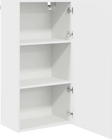 vidaXL Κρεμαστό ντουλάπι Λευκό 50 x 31 x 100 εκ. Επεξεργασμένο Ξύλο