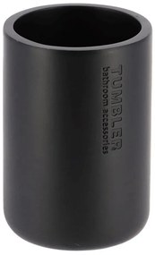 Ποτηροθήκη 06.61101237 Black Matte Polyresin