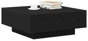 vidaXL Καφέ Τραπέζι Μαύρου Δρυς 80x80x31 εκ Φτιαγμένο από ξύλο