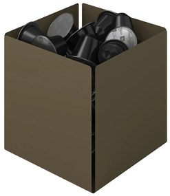 Θήκη Για Κάψουλες Καφέ (13x13x13) Pam &amp; Co 116-963 Matt Light Bronze