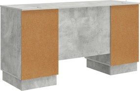 vidaXL Γραφείο Γκρι Σκυροδέματος 142,5 x 50 x 75 εκ.