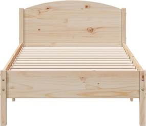 vidaXL Σκελετός Κρεβατιού Χωρίς Στρώμα 100x200 εκ. Μασίφ Πεύκο