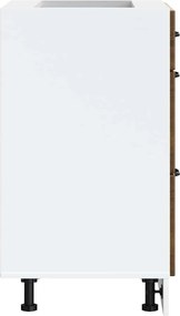 vidaXL ντουλάπι βάσης κουζίνας Kalmar Καφέ δρυς Επεξεργασμένο Ξύλο