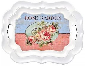 ΔΙΣΚΟΣ ΠΛΑΣΤΙΚΟΣ ”ROSE GARDEN” ΓΩΝΙΕΣ 38*28 104-16-007