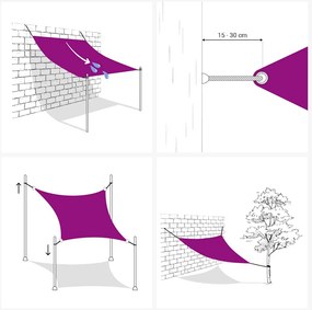 vidaXL Πανί Σκίασης Μπεζ 2 x 3,5 μ. από HDPE 160 γρ./μ²