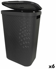 Καλάθι για τα Βρώμικα Ρούχα Curver INFINITY Γκρι Πλαστική ύλη 60 L 44 x 60 x 35 cm (x6)