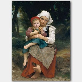 Πίνακας Καμβάς 441HPE1591 70x100cm Multi Wallity Κάθετοι Ξύλο, Καμβάς