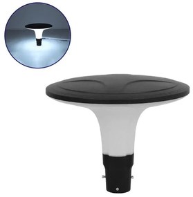 Αδιάβροχο Φωτιστικό Στύλου Πλατείας LED 100W 12000lm 90511 Μαύρο Globostar-90511-Μαύρο 90511