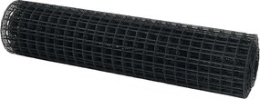 vidaXL Φράχτης Εuro Γκρι 1,2 x 25 m Σίδηρος με επικάλυψη PVC