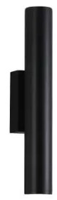 Απλίκα Φωτιστικό Τοίχου LED 10W Μαύρο ΙΡ44 30cm City 4321200 Viokef-4321200-Μαύρο 4321200