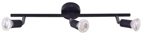 Σποτ Τρίφωτο Homelighting Saba 77-3556 Black