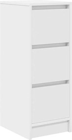 vidaXL Ντουλάπι Λευκή 29,5x34x76 εκ. από Επεξεργασμένο Ξύλο