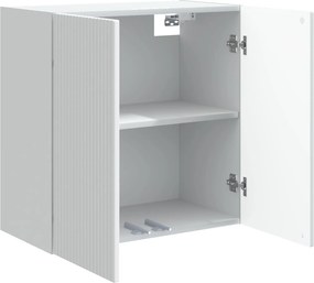 vidaXL Τοίχου Ντουλάπα 59 x 31 x 60 εκ Επεξεργασμένο Ξύλο Λευκό