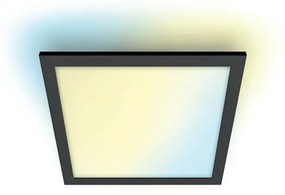 Έξυπνο Φωτιστικό Οροφής Πάνελ 60x60 LED 36W 3CCT Dimmable Wiz 929003241722 Μαύρο