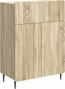 vidaXL Πλαϊνό γραφείο Sonoma Δρυς 66 x 34,5 x 92 εκ.