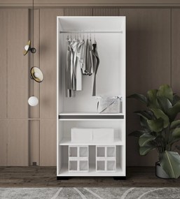 Ντουλάπα Λευκό DREIN 90x52x210